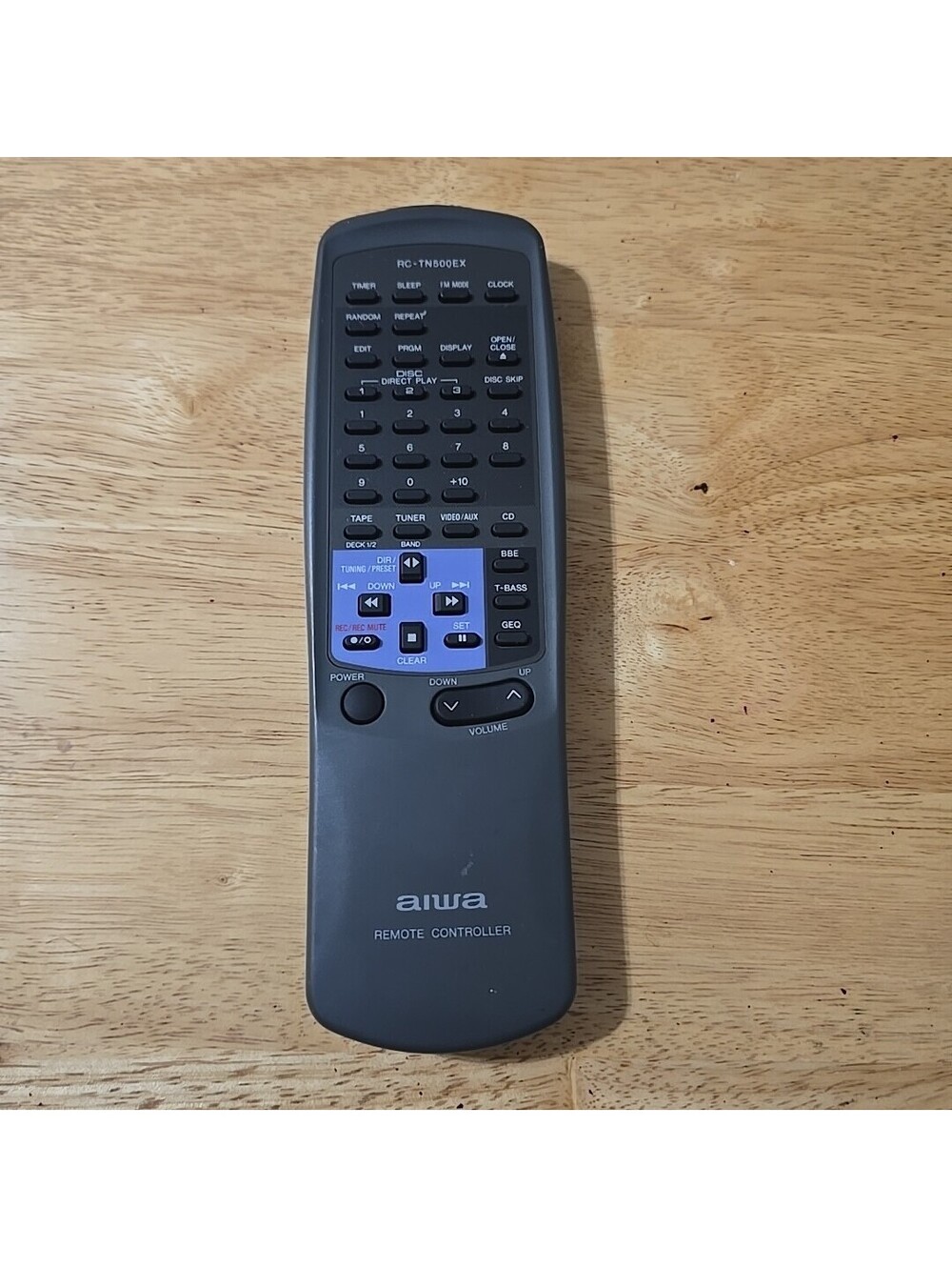 AIWA RC-TN500EX Remote Control for NSX500 NSX3501 CXN500 CXN3900 NSX4500G CXN400